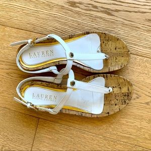Ralph Lauren White Sandals